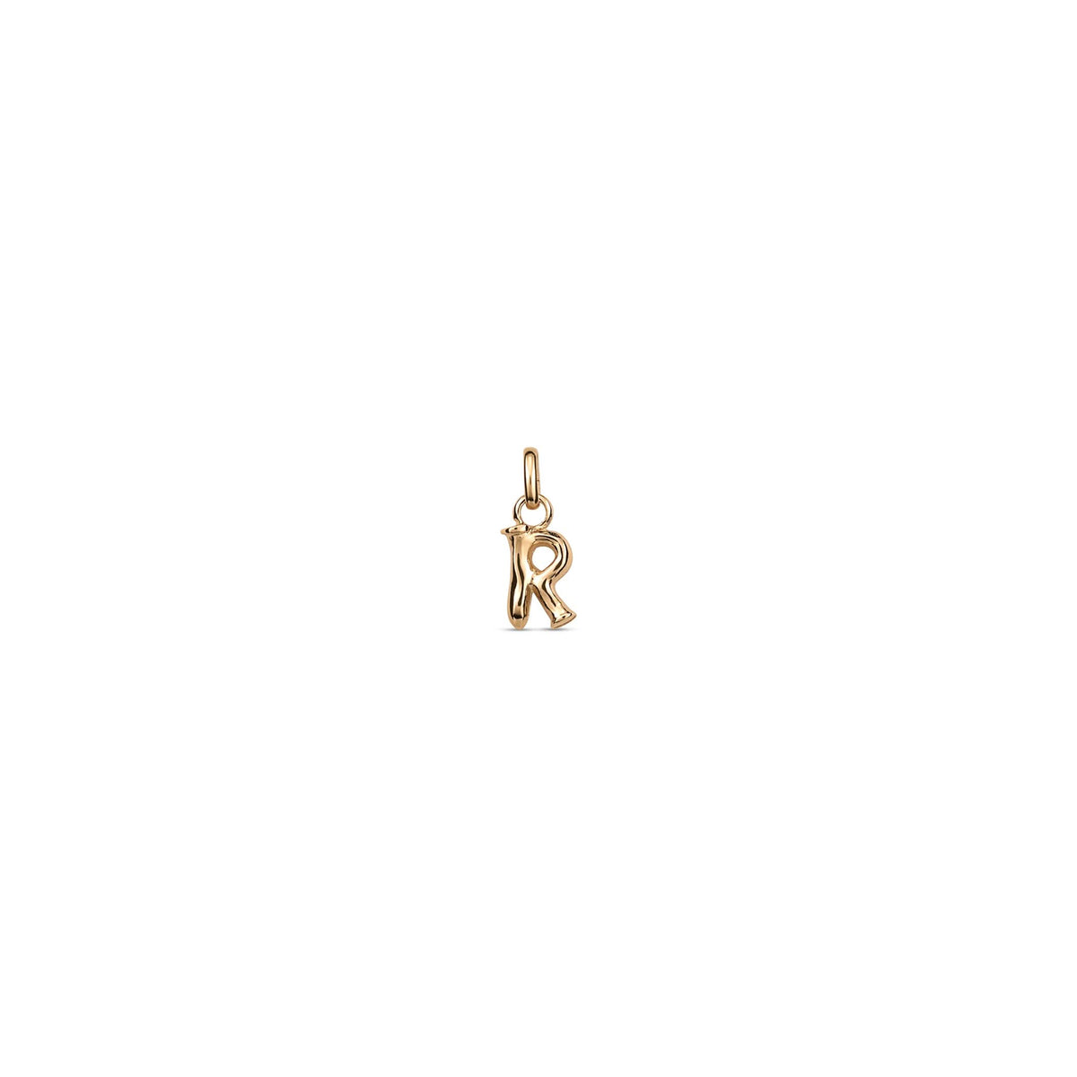 18k Gold Plated Hazte Gold Letter R Charm CHA0290ORO0000U