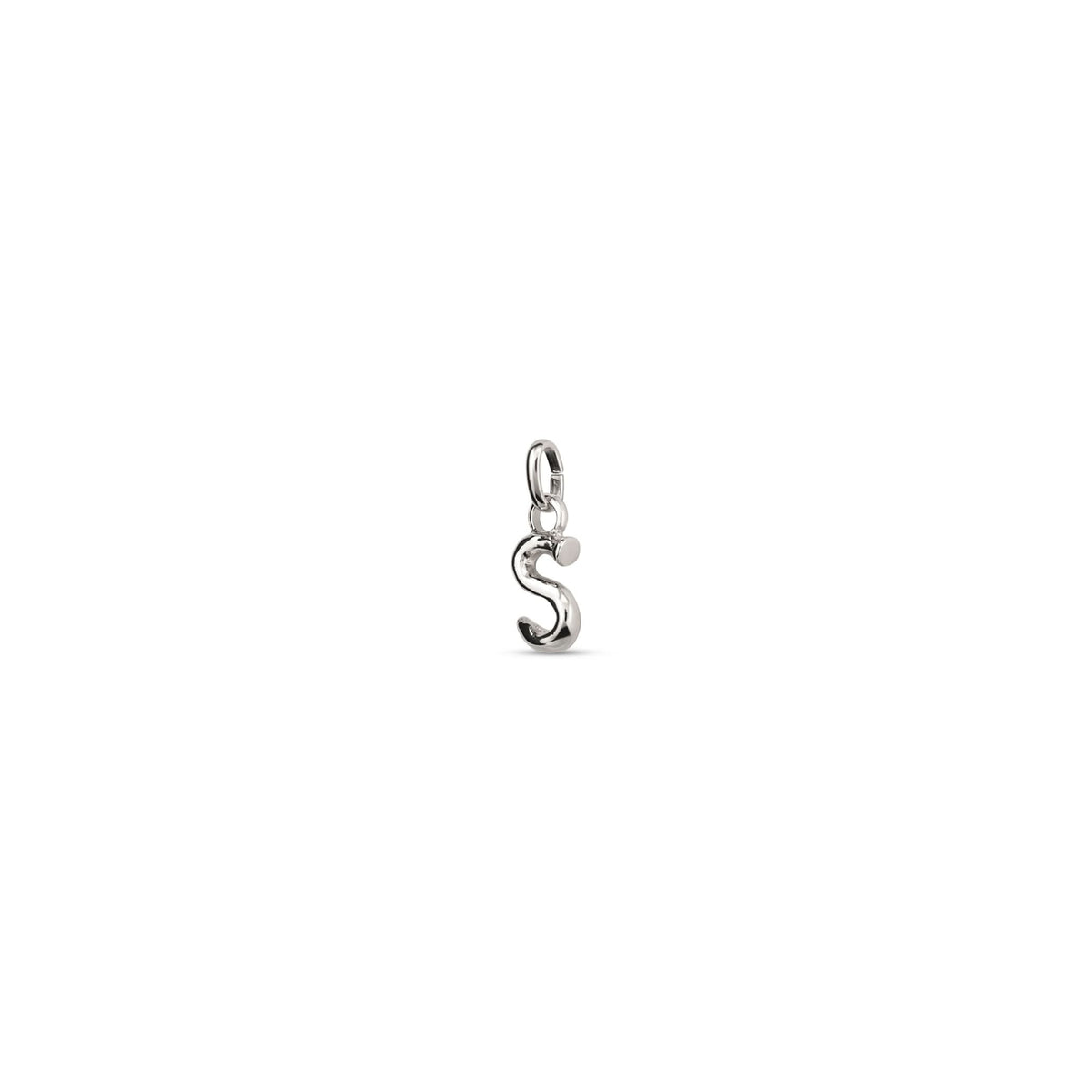 Sterling Silver Plated Hazte Silver Letter S Charm CHA0291MTL0000U