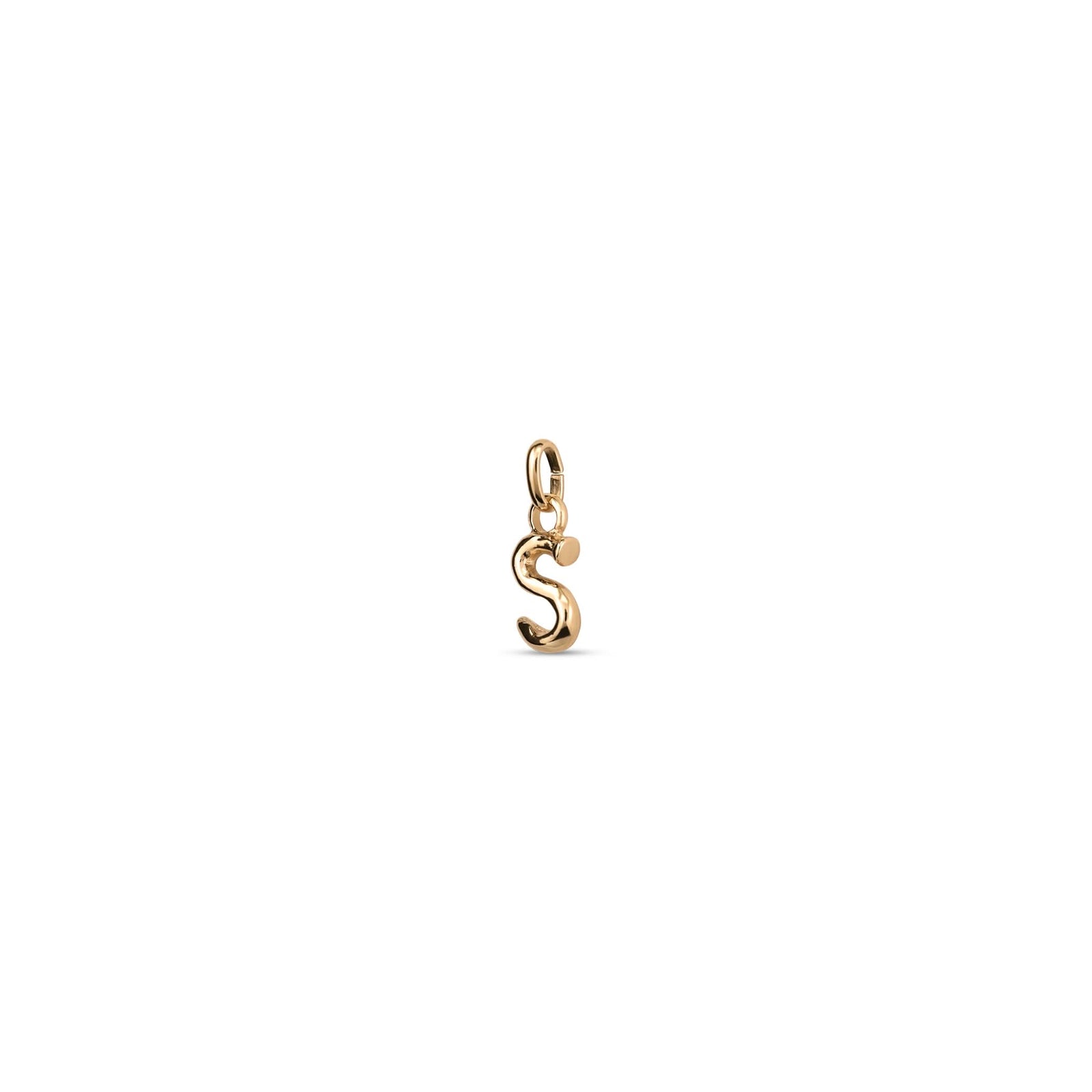 18k Gold Plated Hazte Gold Letter S Charm CHA0291ORO0000U