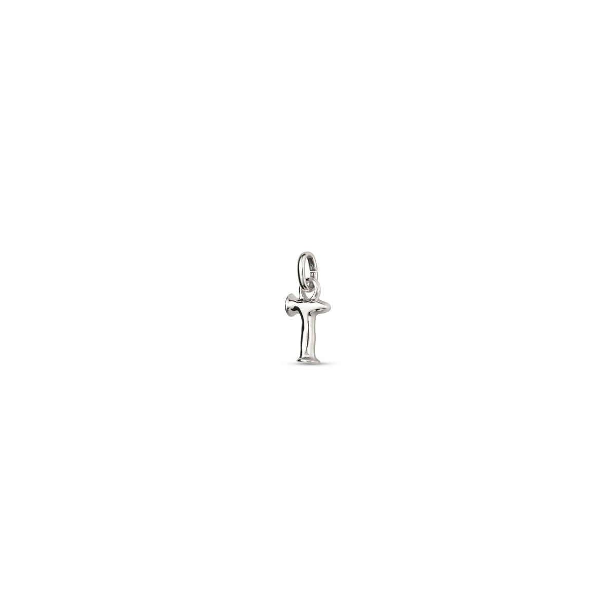 Sterling Silver Plated Hazte Silver Letter T Charm CHA0292MTL0000U