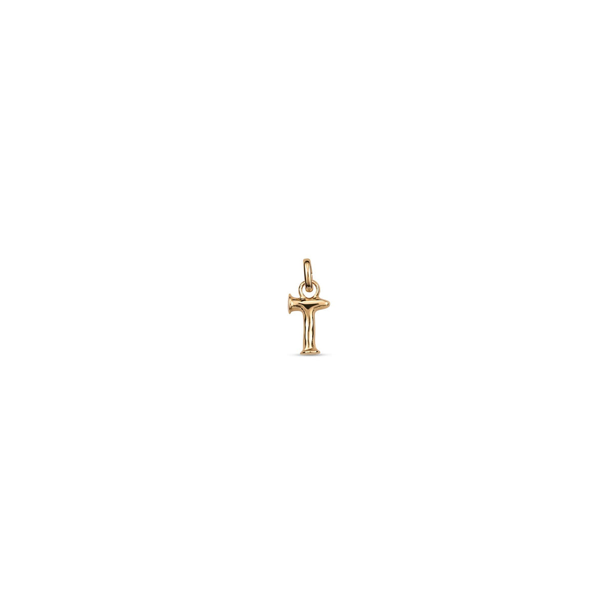 18k Gold Plated Hazte Gold Letter T Charm CHA0292ORO0000U