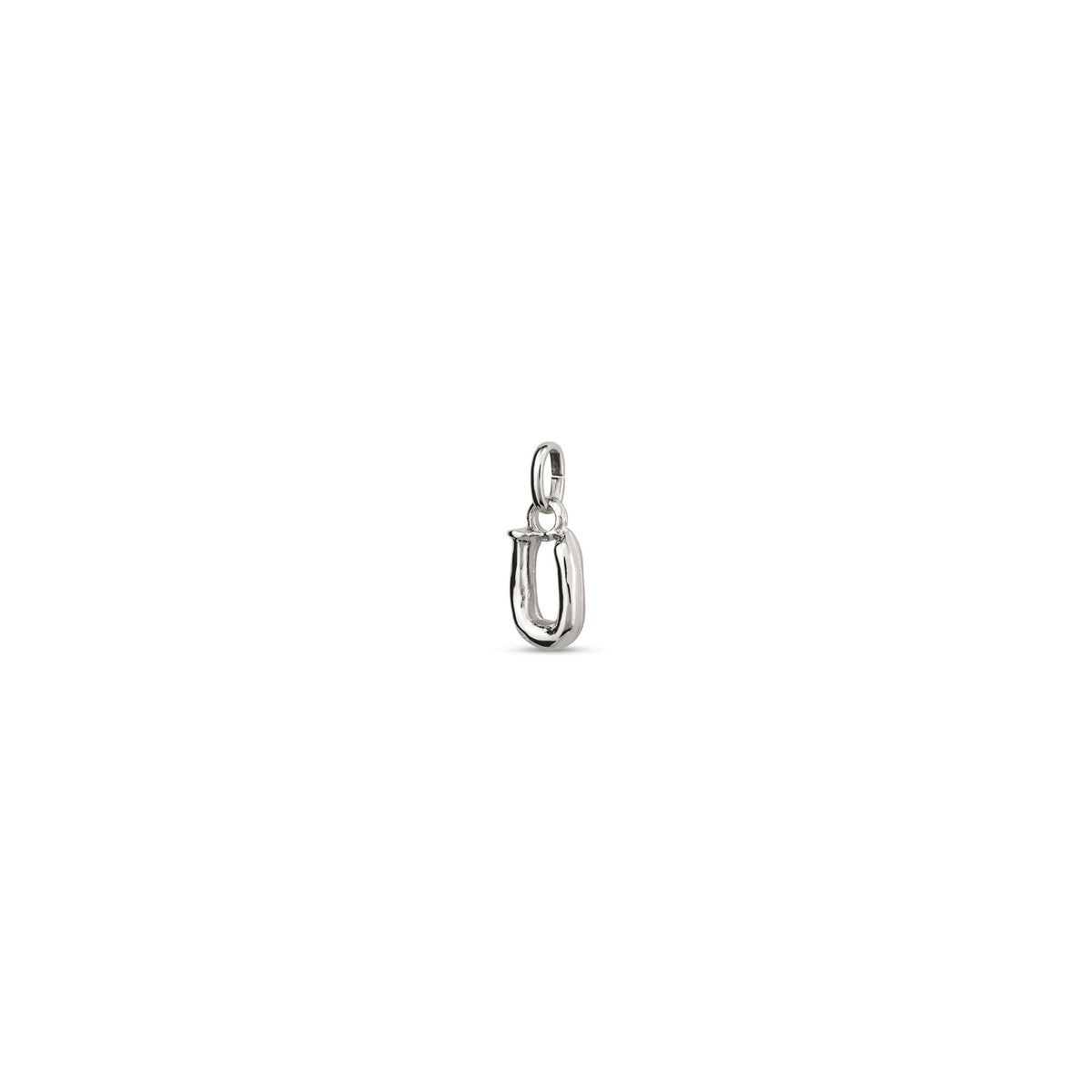 Sterling Silver Plated Hazte Silver Letter U Charm CHA0293MTL0000U