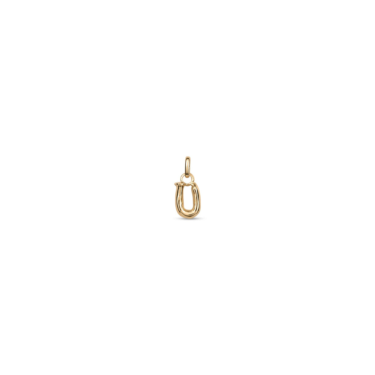 18k Gold Plated Hazte Gold Letter U Charm CHA0293ORO0000U
