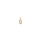 18k Gold Plated Hazte Gold Letter U Charm CHA0293ORO0000U