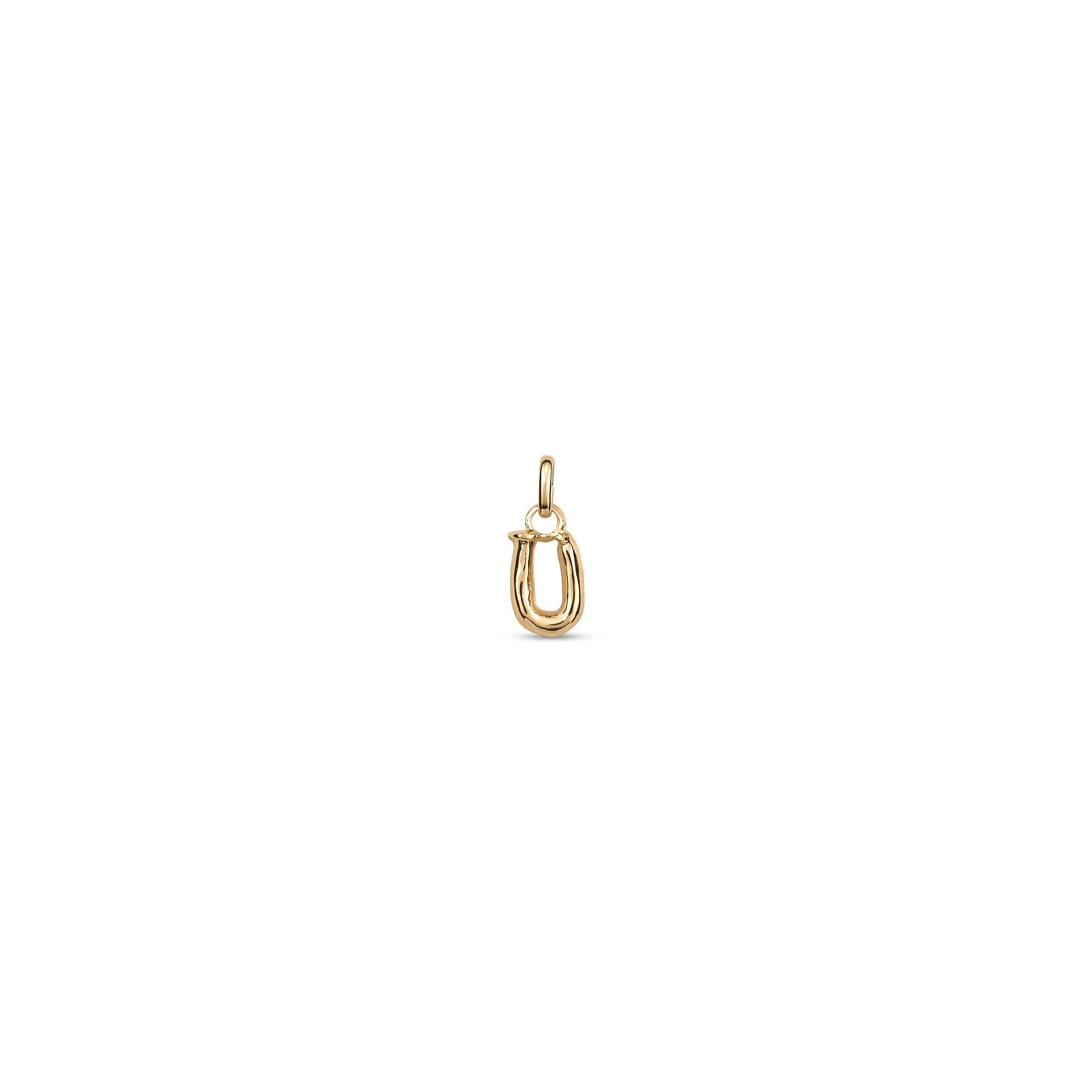18k Gold Plated Hazte Gold Letter U Charm CHA0293ORO0000U
