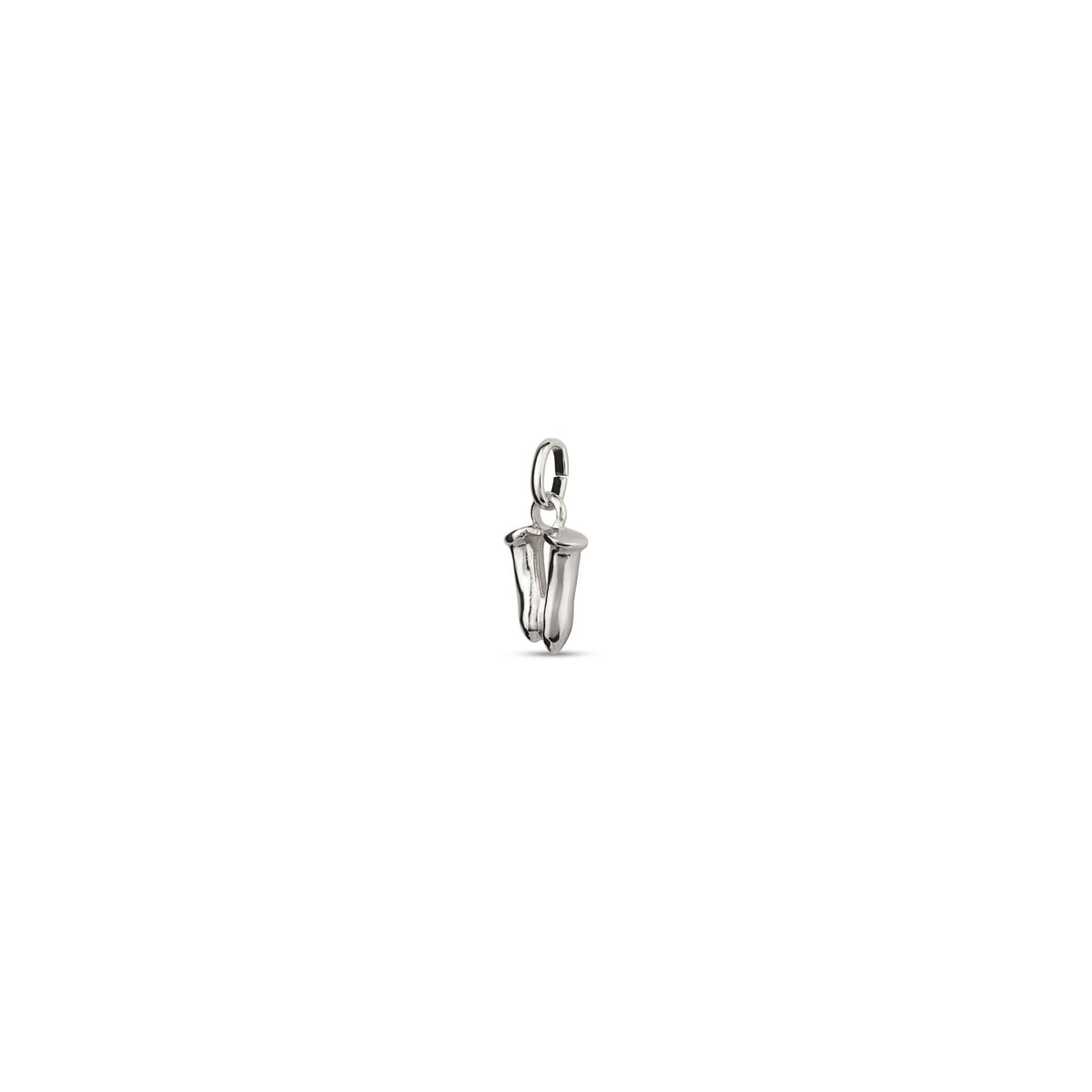 Sterling Silver Plated Hazte Silver Letter V Charm CHA0294MTL0000U