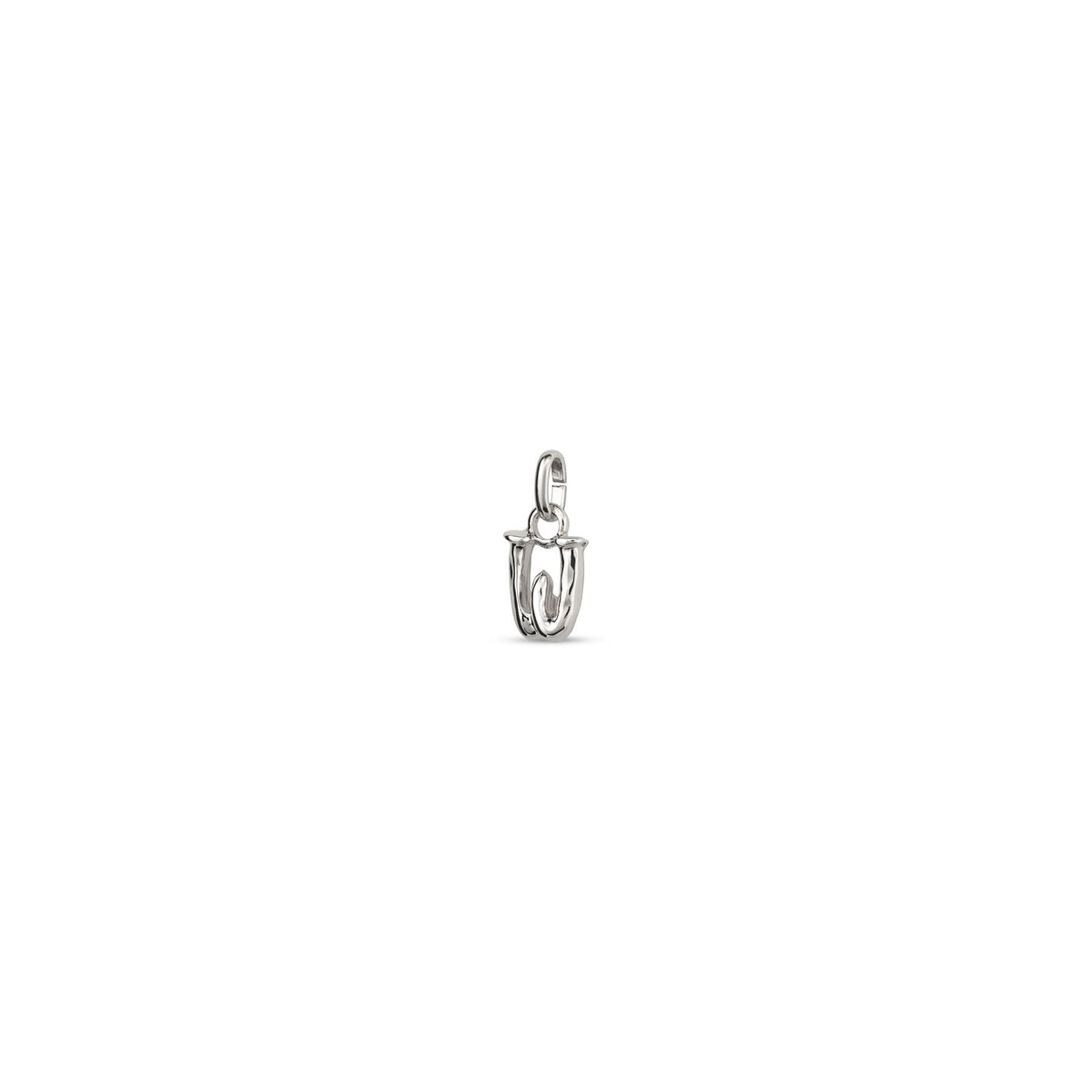 Sterling Silver Plated Hazte Silver Letter W Charm CHA0295MTL0000U