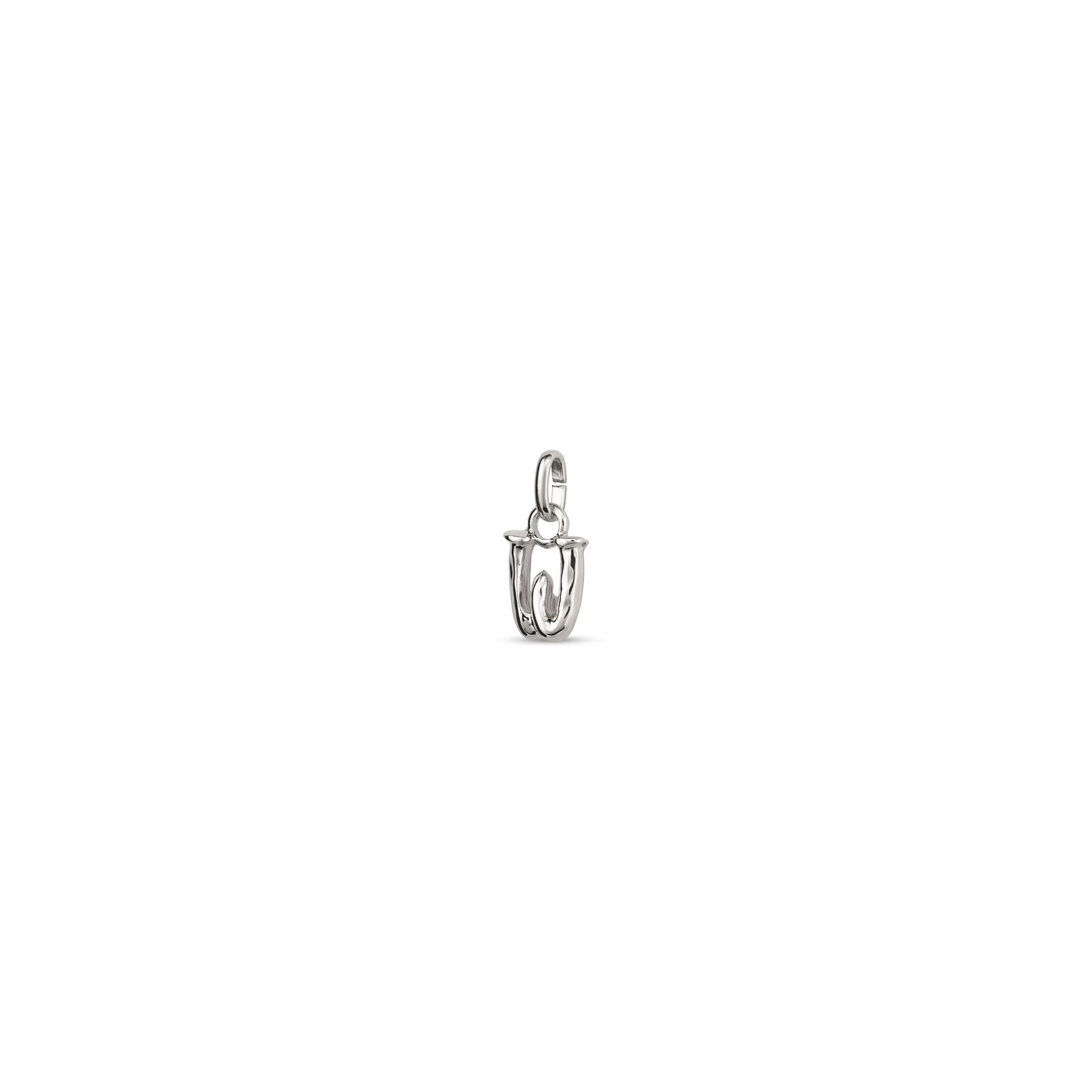 Sterling Silver Plated Hazte Silver Letter W Charm CHA0295MTL0000U