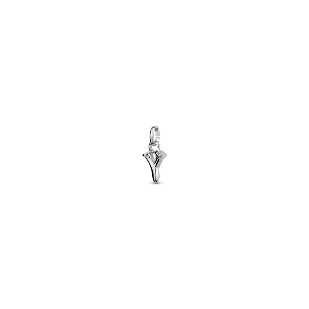 Sterling Silver Plated Hazte Silver Letter Y Charm CHA0297MTL0000U