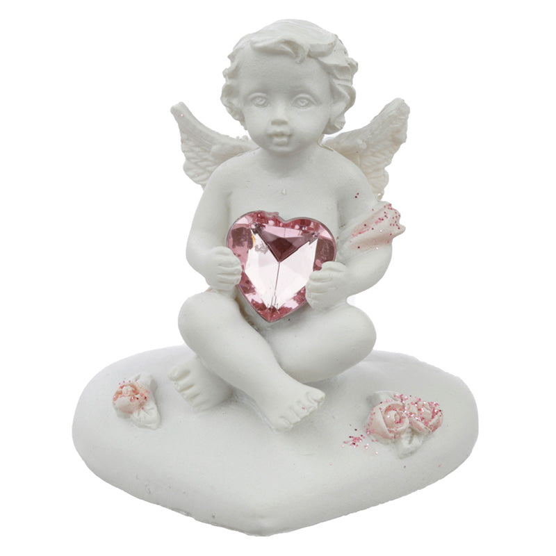 Peace of Heaven Heart of the Rose Cherub Figurine CHE129