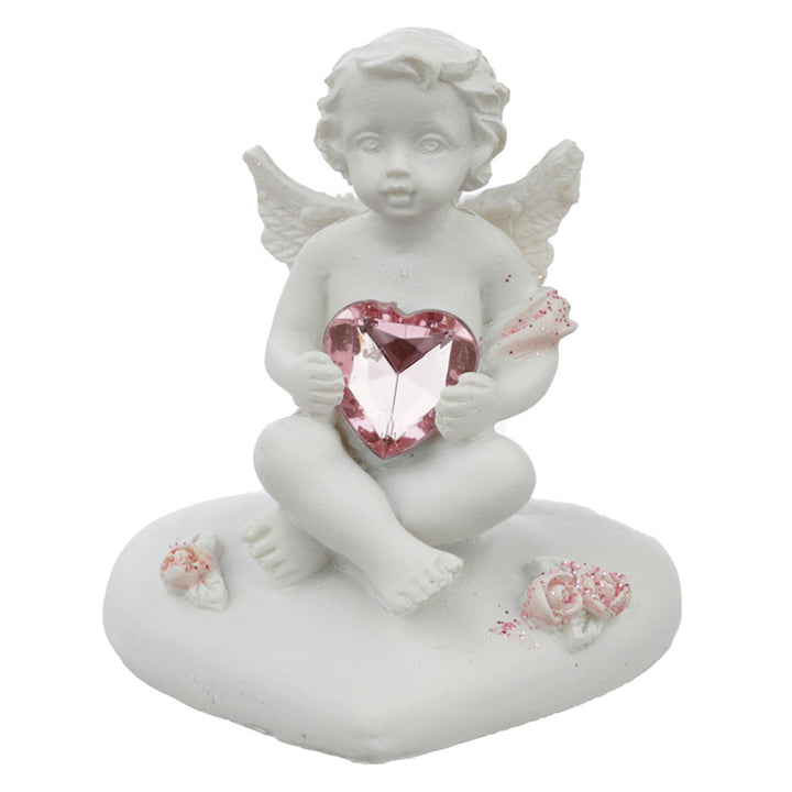Peace of Heaven Heart of the Rose Cherub Figurine CHE129