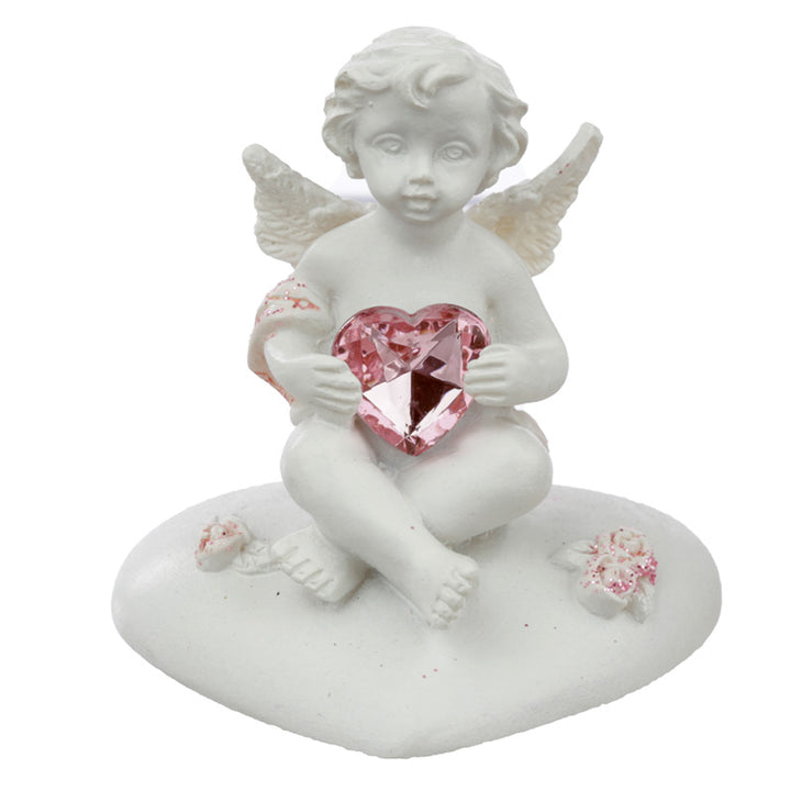 Peace of Heaven Heart of the Rose Cherub Figurine CHE129