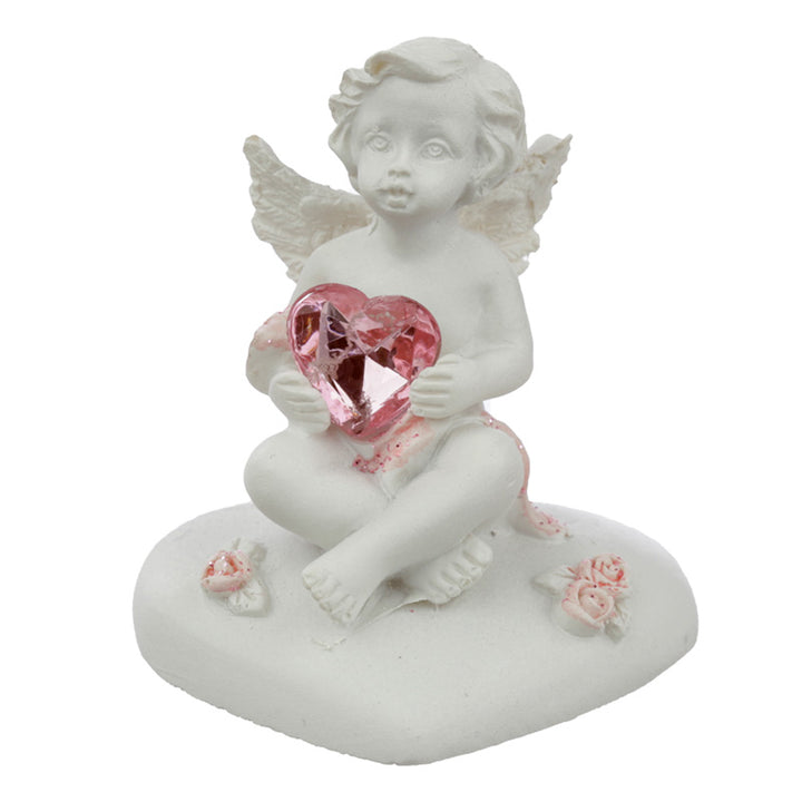 Peace of Heaven Heart of the Rose Cherub Figurine CHE129