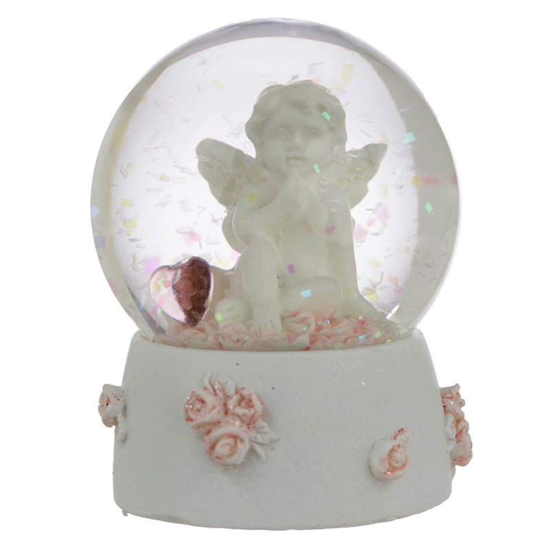 Peace of Heaven Sweet Dreams Cherub Snow Globe CHE136
