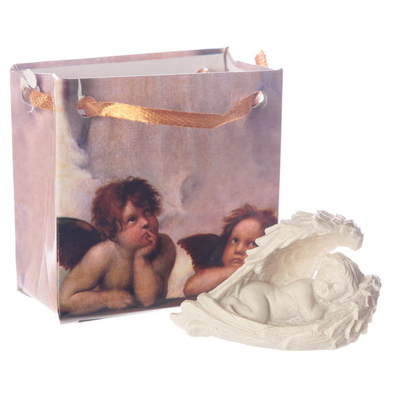 Cherub in Angel Wings Figure in a Mini GiftBag CHE23