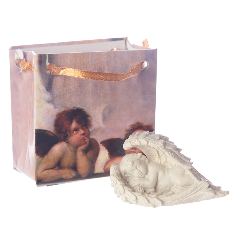 Cherub in Angel Wings Figure in a Mini GiftBag CHE23