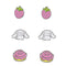Hello Kitty & Friends Cinnamaroll Pack 3 Cinnamoroll Earrings CIN0005