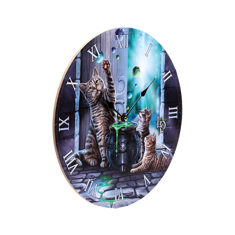 Lisa Parker Hubble Bubble Cat and Kitten Picture Clock CLCK32