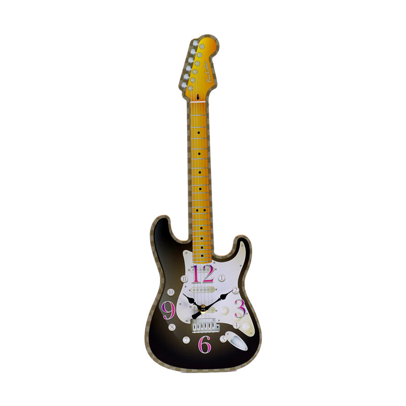 Guitar Shaped Picture Clock CLCK35