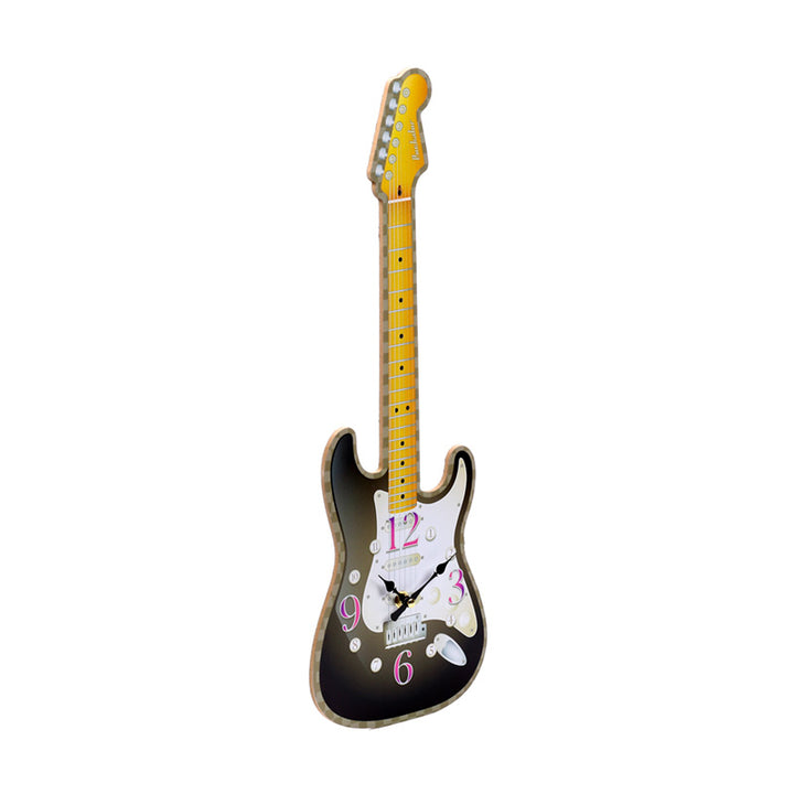 Guitar Shaped Picture Clock CLCK35