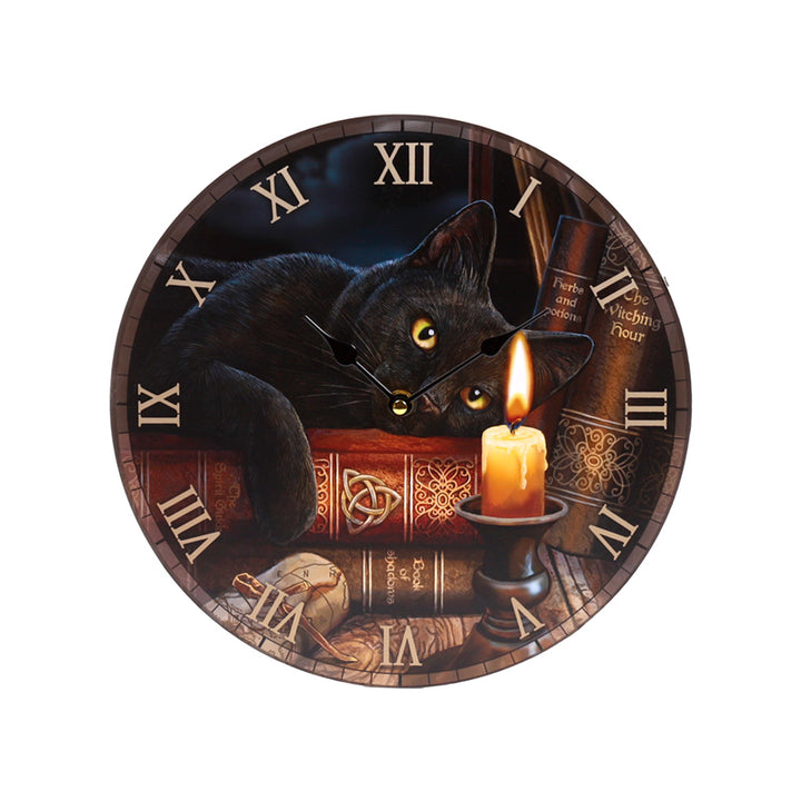 Lisa Parker Witching Hour Cats Picture Clock CLCK36