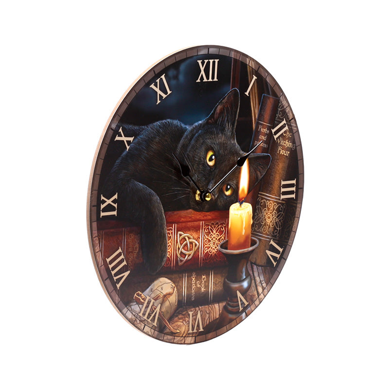 Lisa Parker Witching Hour Cats Picture Clock CLCK36