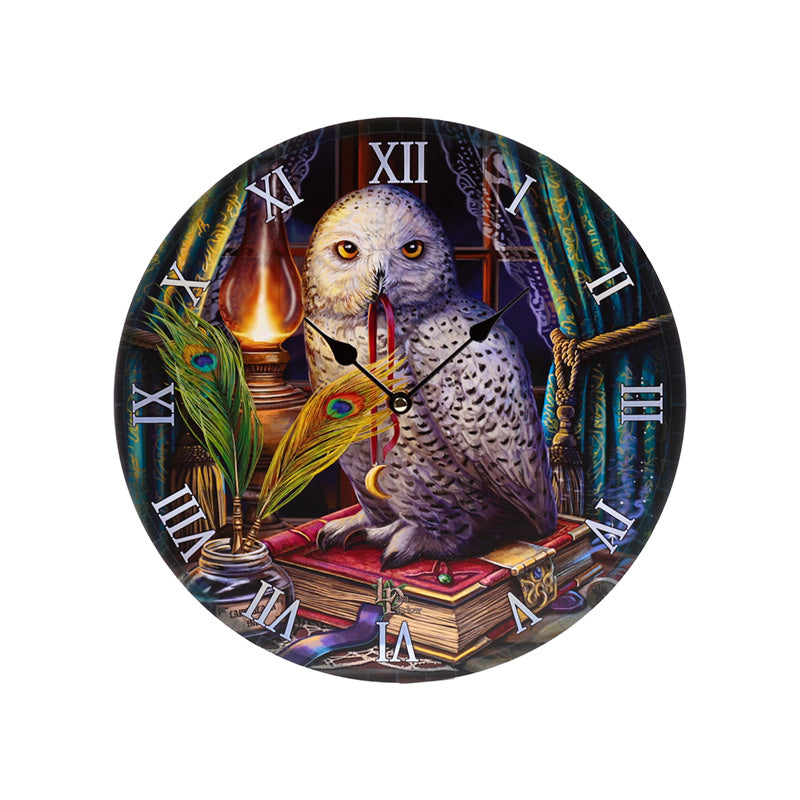 Lisa Parker Guardian of Spells Owl Picture Clock CLCK37