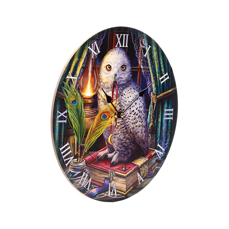 Lisa Parker Guardian of Spells Owl Picture Clock CLCK37