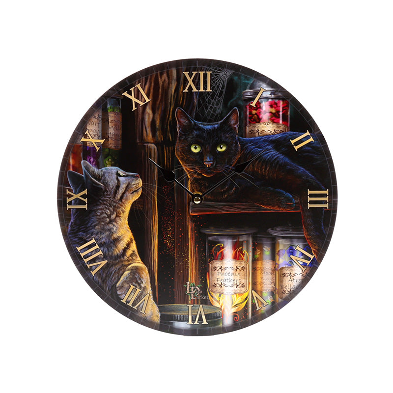 Lisa Parker Magical Emporium Cats Picture Clock CLCK38