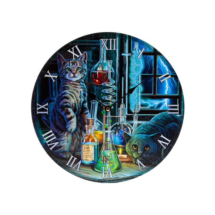 Lisa Parker Jekyll and Hyde Cats Picture Clock CLCK39