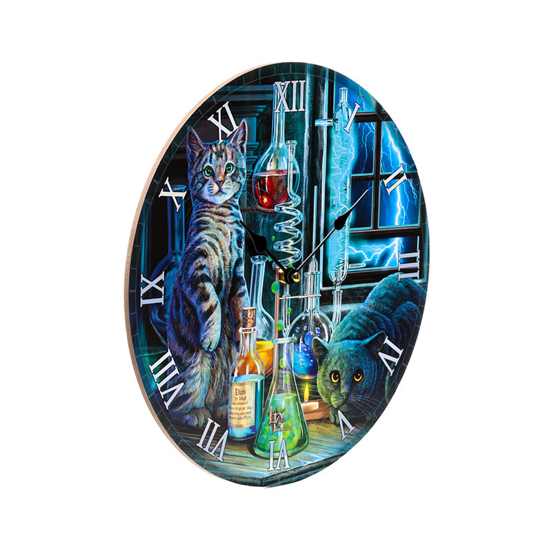 Lisa Parker Jekyll and Hyde Cats Picture Clock CLCK39