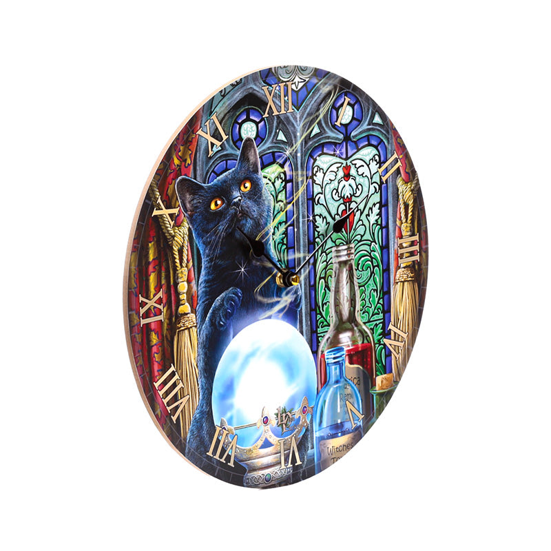 Lisa Parker Witches Apprentice Cats Picture Clock CLCK40