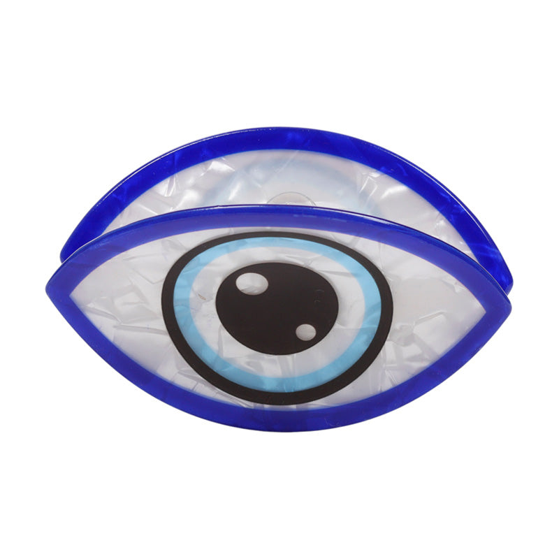 Evil Eye Oval Hair Claw Clip CLIP05