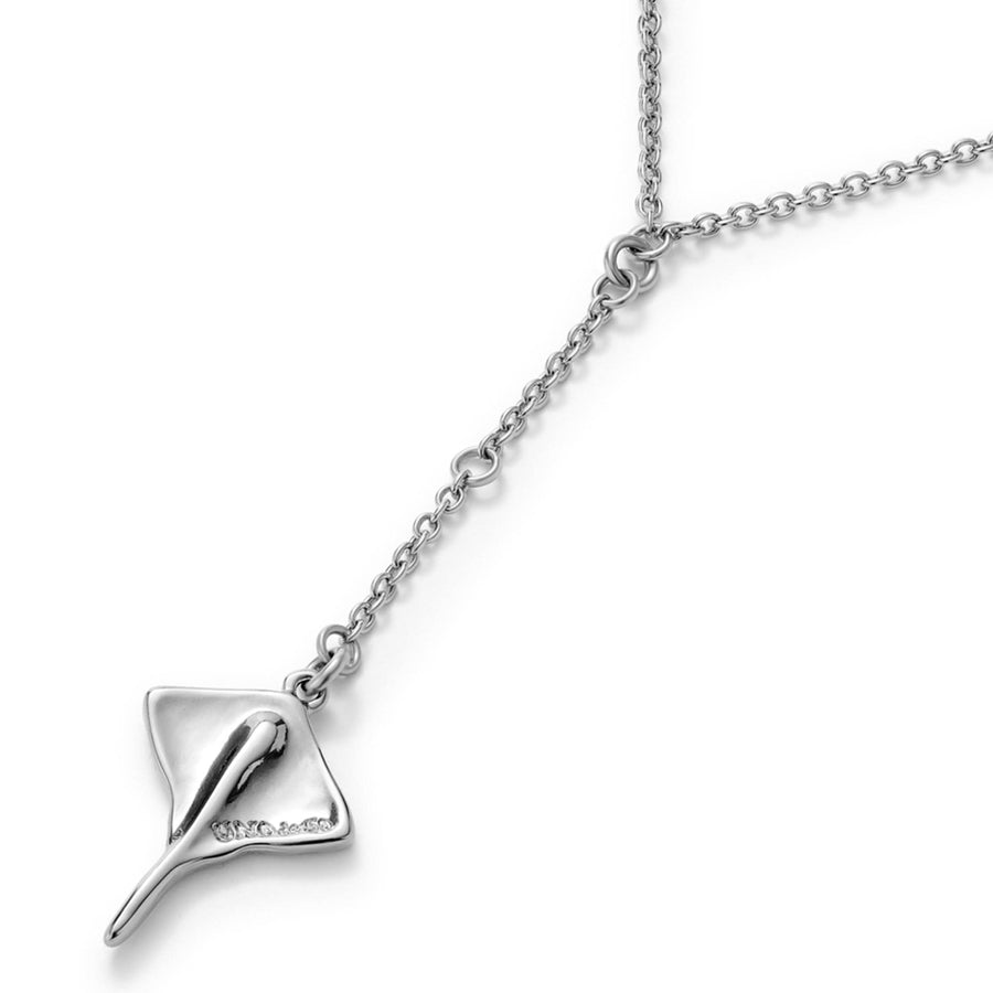 Metal Alloy Sterling Silver Plated Body Chain Stingray Pendant COL1932MTL000