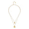 18K Gold Metal Alloy A Big Butterfly Necklace COL2057ORO000