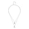 Sterling Silver Double Plated Two Hearts Necklace COL2070MTL000