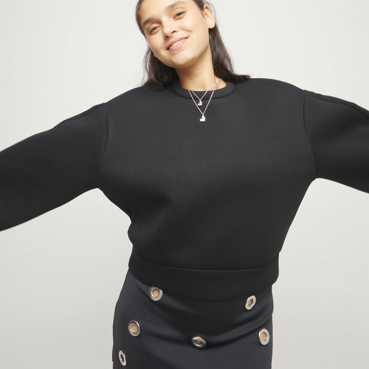 Sterling Silver Double Plated Two Hearts Necklace COL2070MTL000