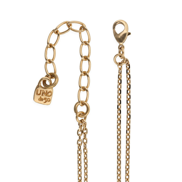 UNOde50 Presagio 18k Gold Plated Necklace COL2077GRSORO