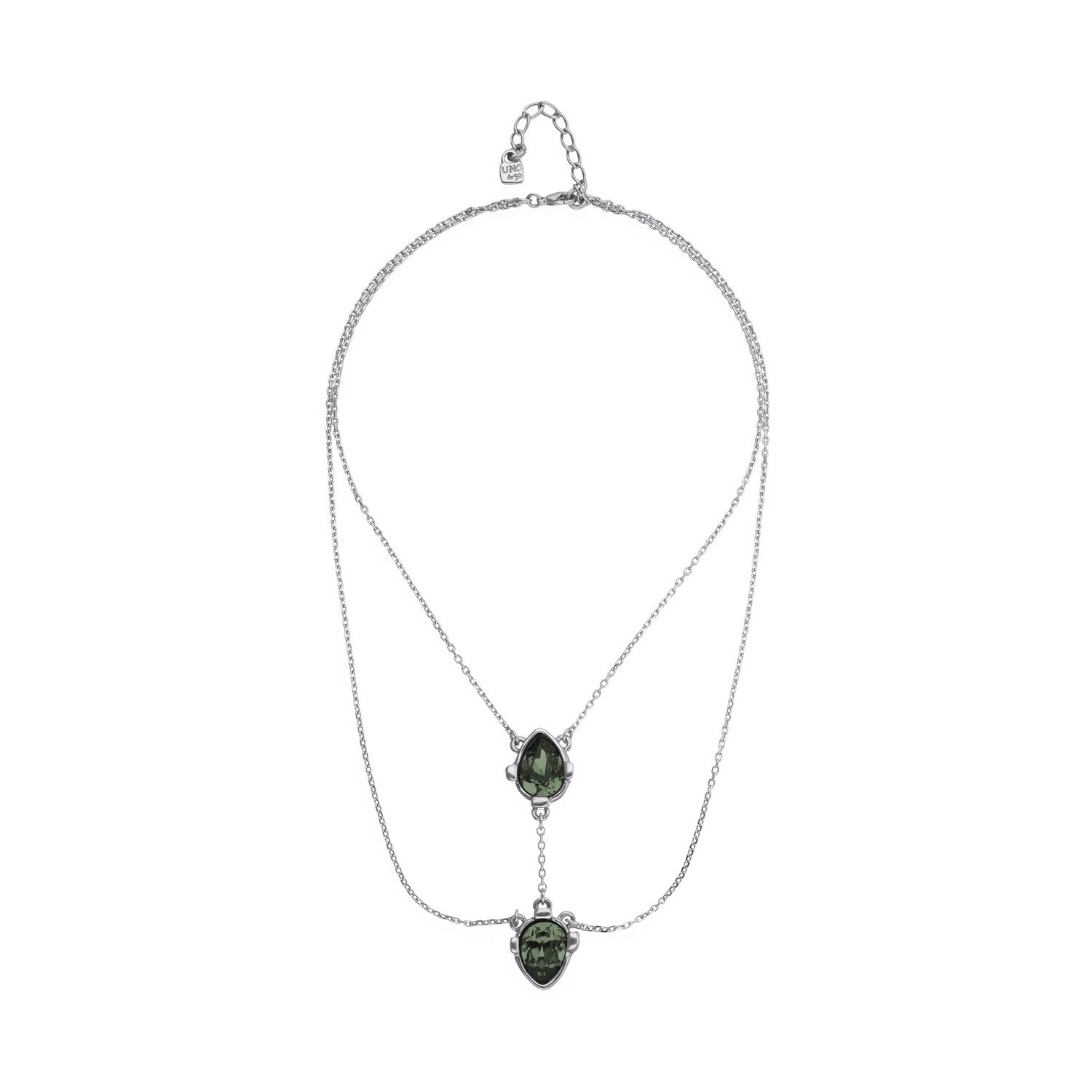 UNOde50 Presagio Silver Plated Necklace COL2077VRDMTL