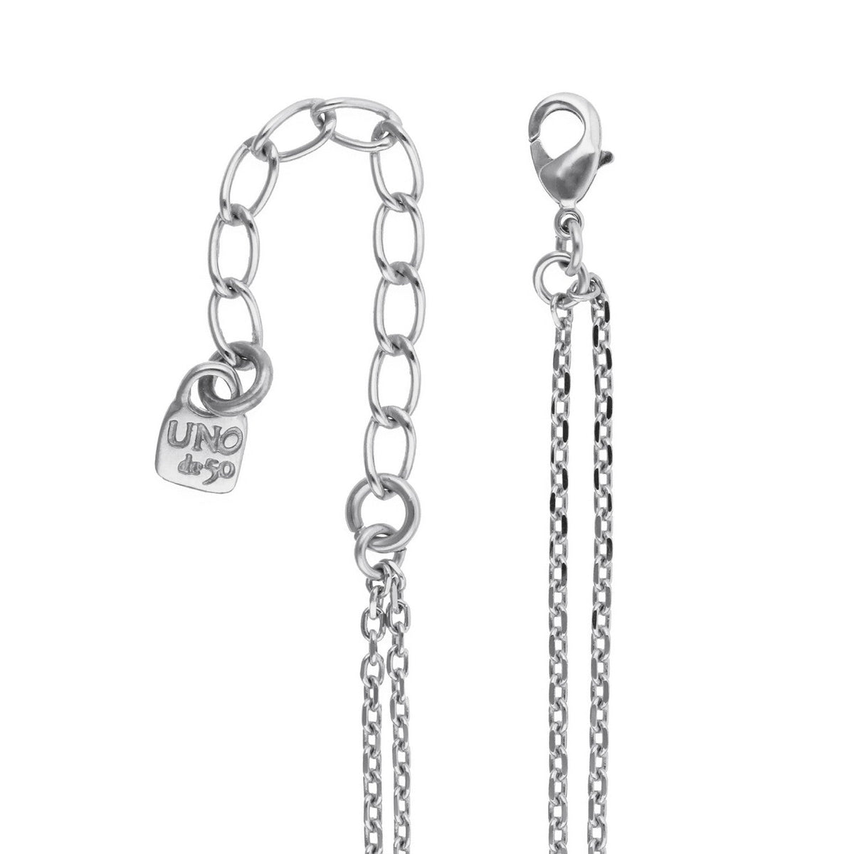 UNOde50 Presagio Silver Plated Necklace COL2077VRDMTL