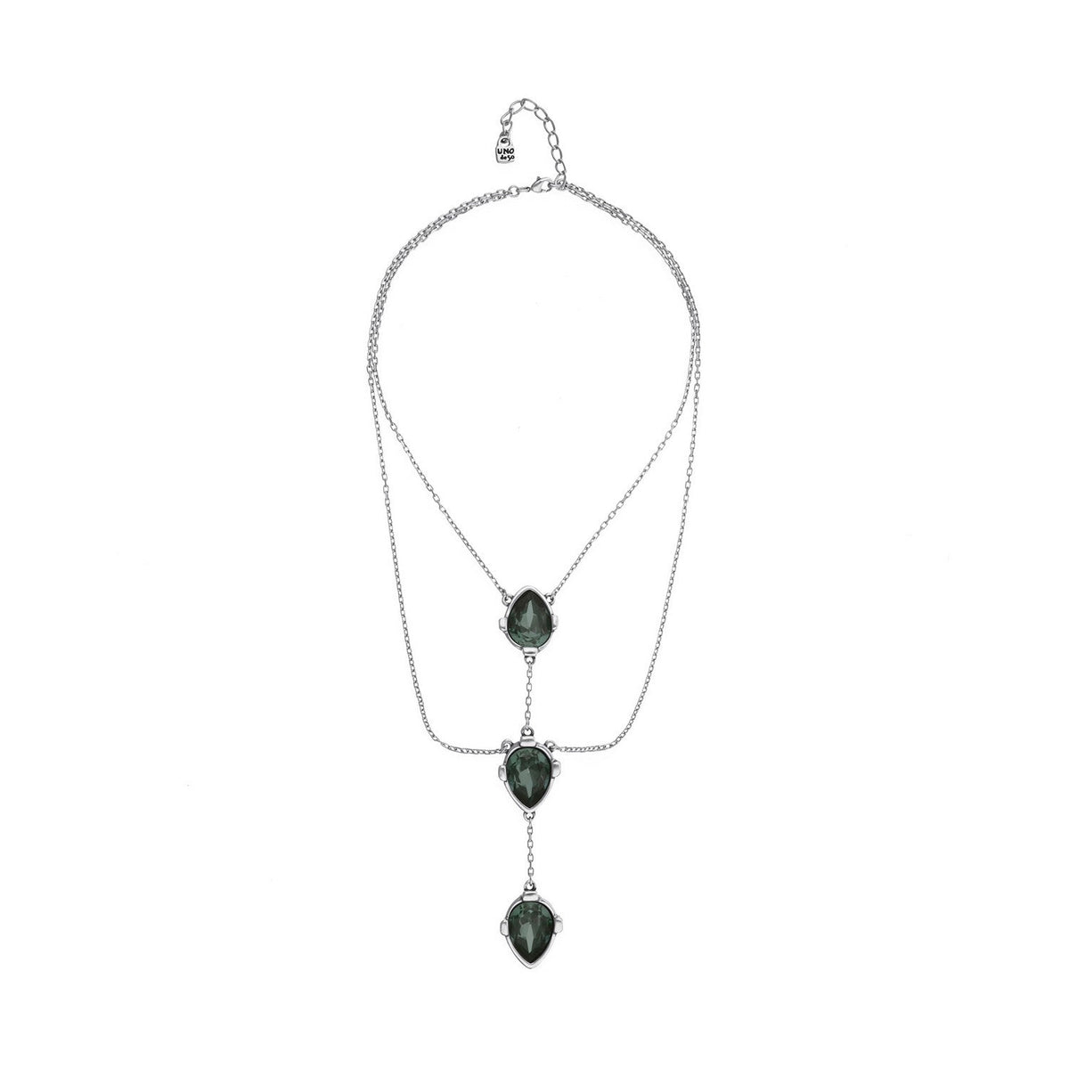 UNOde50 Presagio Silver Plated Necklace COL2078VRDMTL