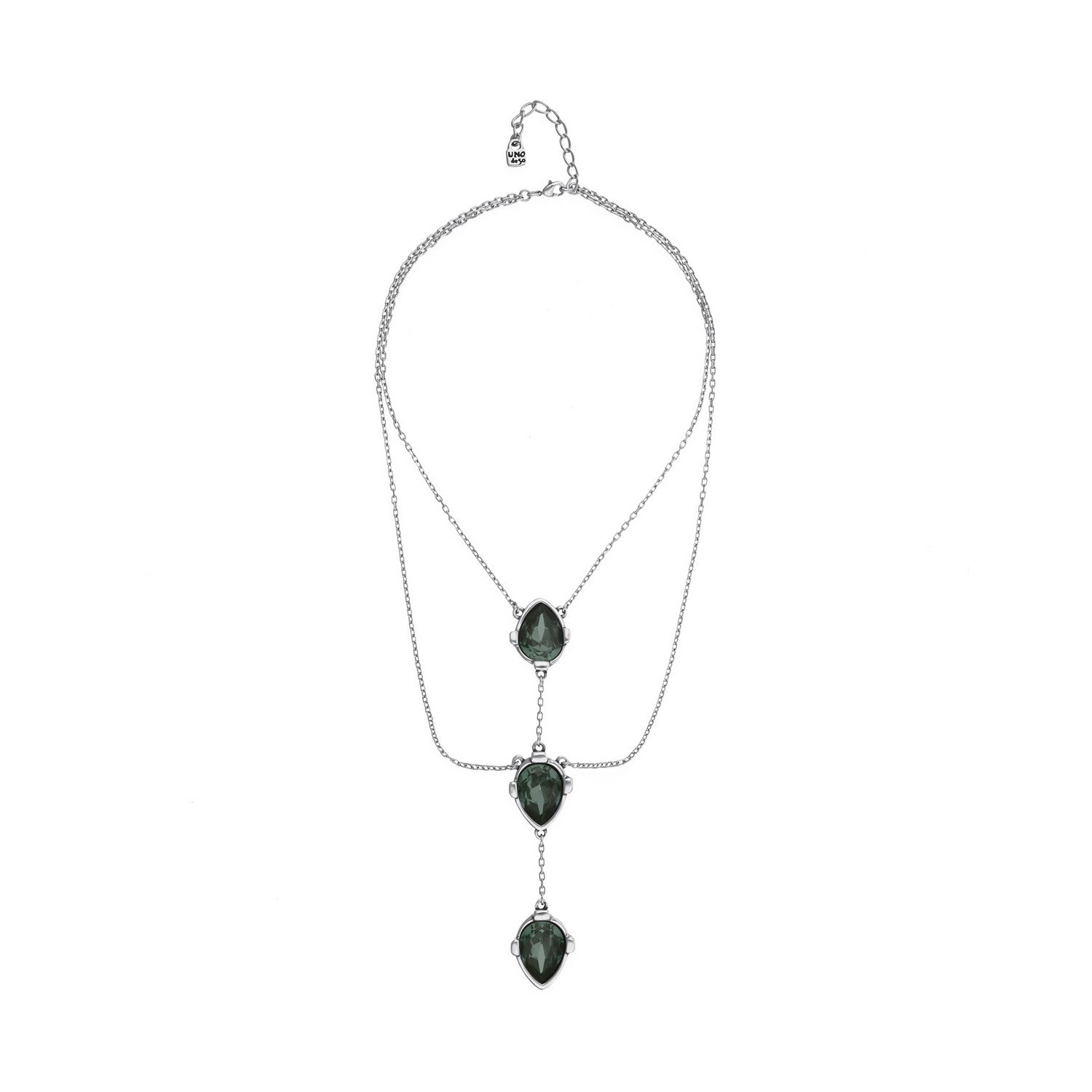 UNOde50 Presagio Silver Plated Necklace COL2078VRDMTL