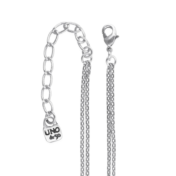 UNOde50 Presagio Silver Plated Necklace COL2078VRDMTL