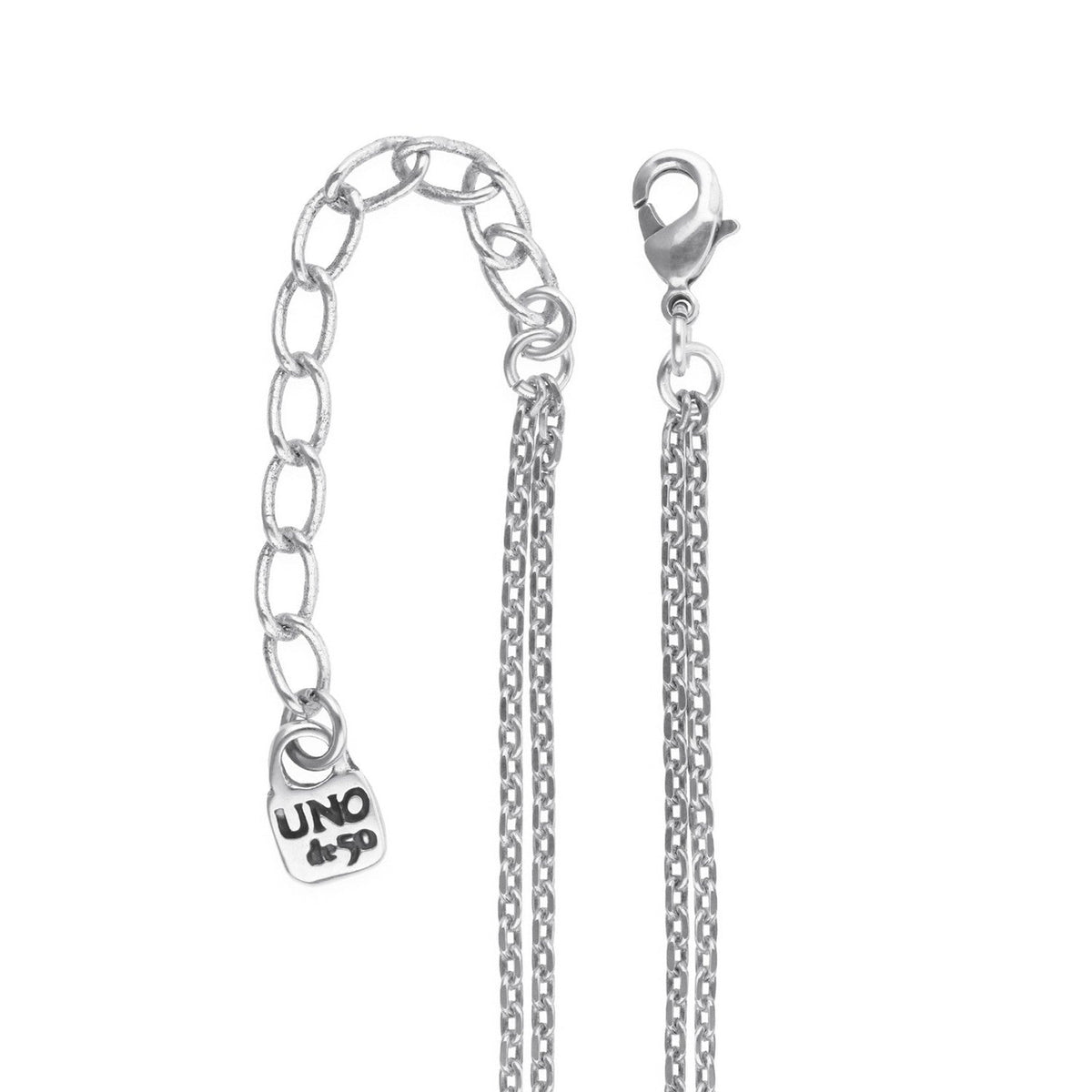 UNOde50 Presagio Silver Plated Necklace COL2078VRDMTL