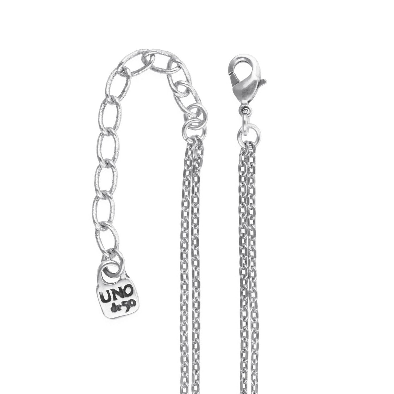 UNOde50 Presagio Silver Plated Necklace COL2078VRDMTL
