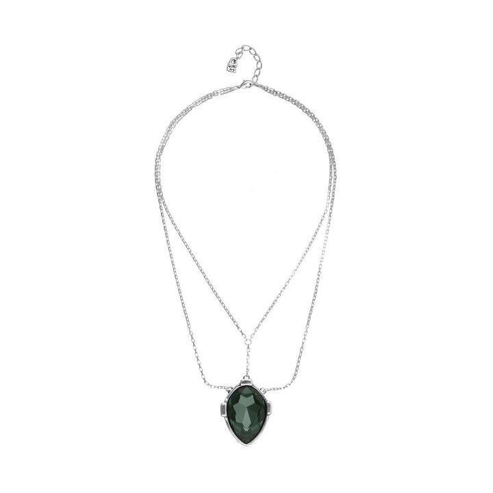 UNOde50 Presagio Silver Plated Necklace COL2081VRDMTL