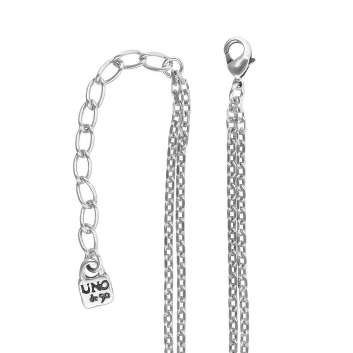 UNOde50 Presagio Silver Plated Necklace COL2081VRDMTL