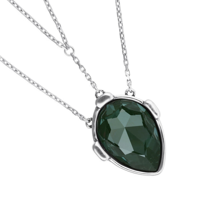 UNOde50 Presagio Silver Plated Necklace COL2081VRDMTL