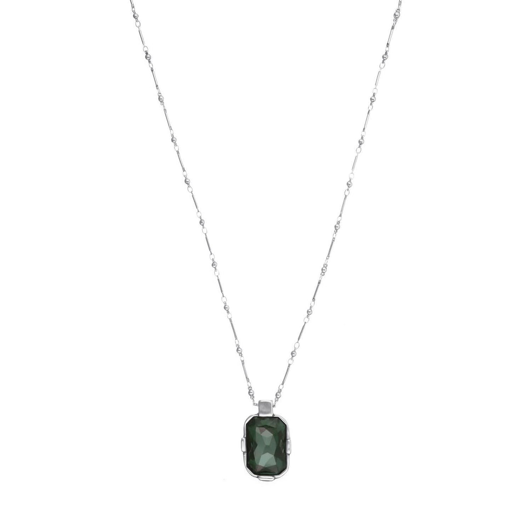UNOde50 Presagio Silver Plated Necklace COL2082VRDMTL