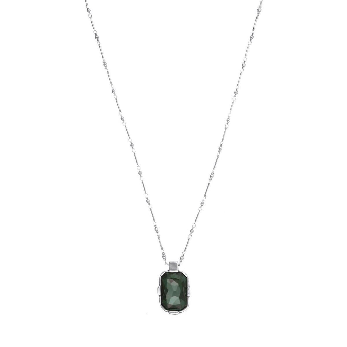 UNOde50 Presagio Silver Plated Necklace COL2082VRDMTL